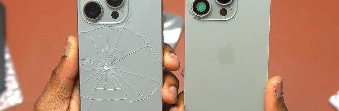 Broken Back Glass Repair