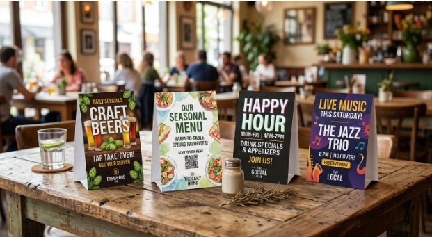 Custom Table Tents Canada